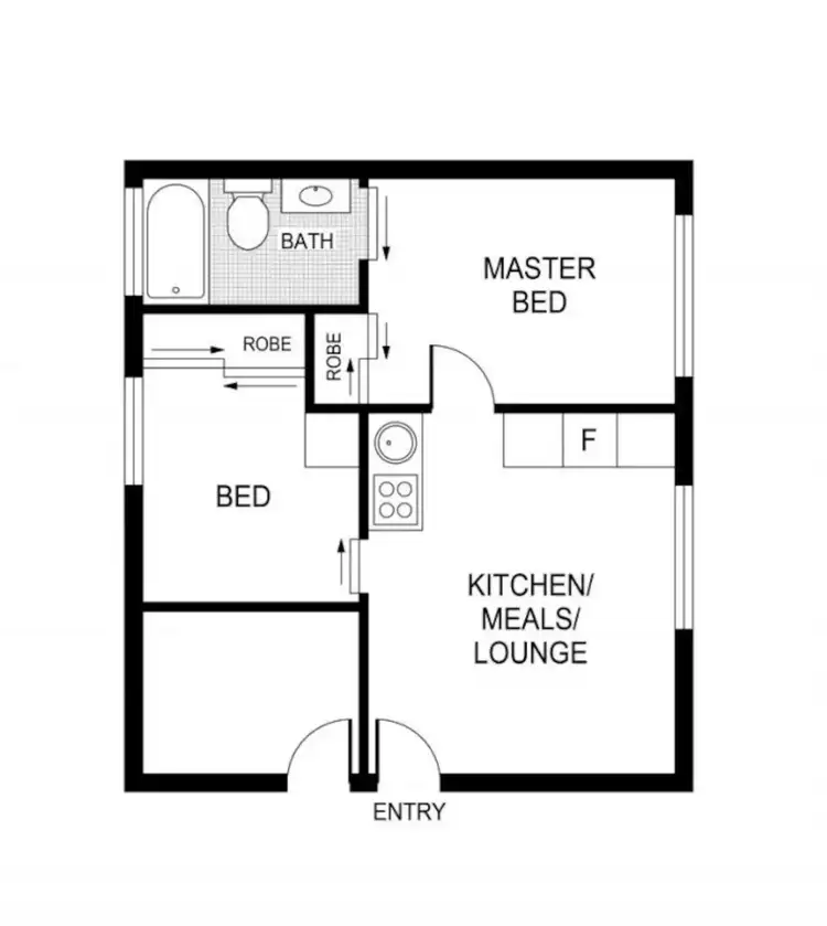 Floorplan of Homely apartment listing, UNIT 5/57 CHAPEL STREET, St Kilda VIC 3182