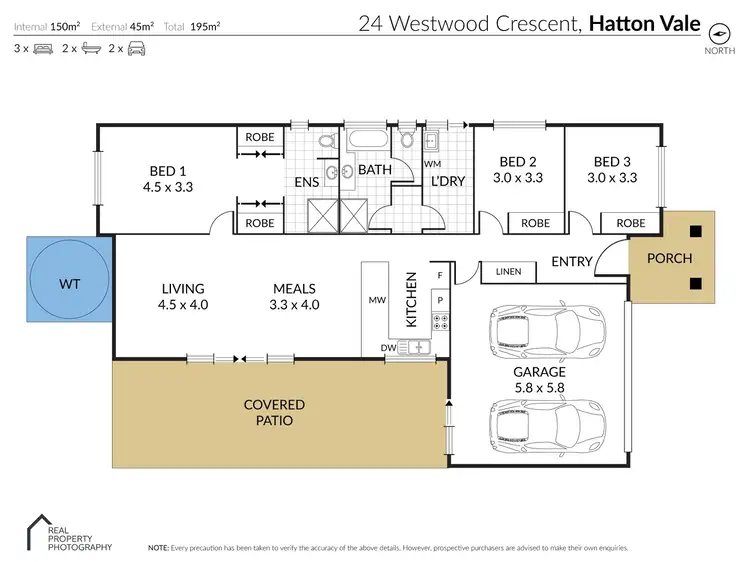 Floorplan of Homely rural property listing, 24 WESTWOOD CRESCENT, Hatton Vale QLD 4341