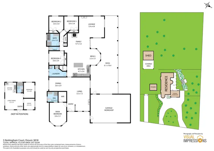 Floorplan of Homely house listing, 5 NOTTINGHAM COURT, Drouin VIC 3818