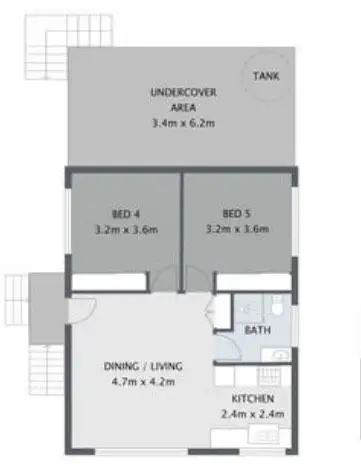 Floorplan of Homely unit listing, 19 OAKLEY STREET, Manly QLD 4179