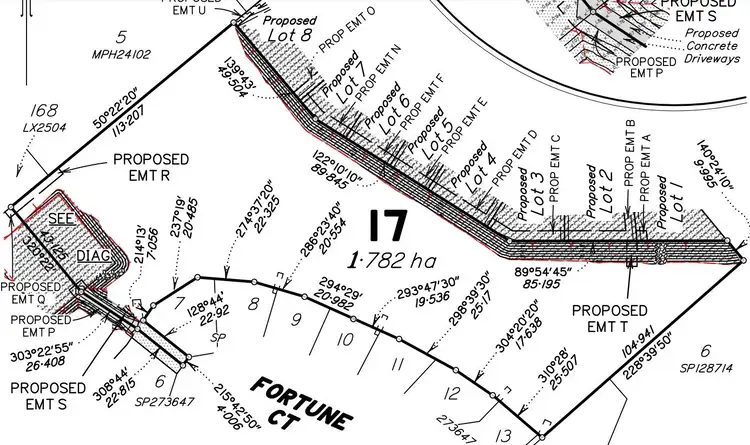 Floorplan of Homely land listing, 22a Fortune Court, Southside QLD 4570