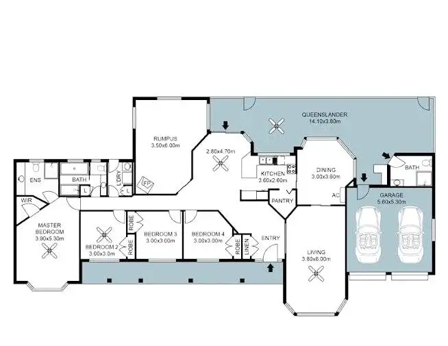 Floorplan of Homely rural property listing, 5 BROOKFIELD CLOSE, Jilliby NSW 2259