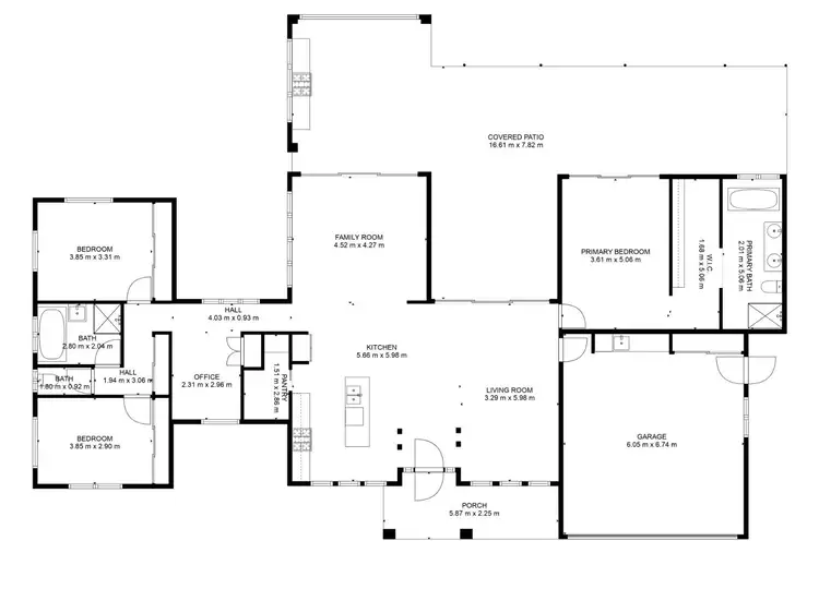 Floorplan of Homely rural property listing, 64 GHOST GUM ROAD, Sharon QLD 4670