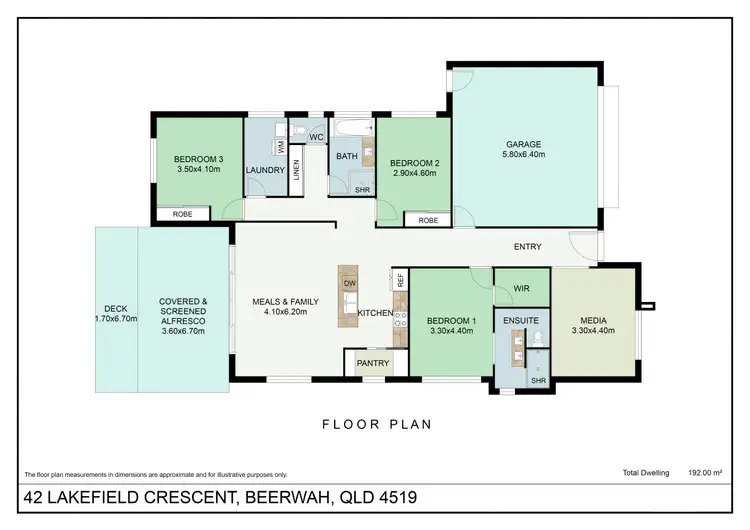 Floorplan of Homely house listing, 42 LAKEFIELD CRESCENT, Beerwah QLD 4519