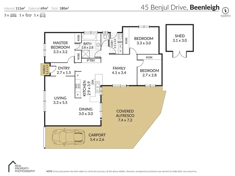Floorplan of Homely house listing, 45 BENJUL DRIVE, Beenleigh QLD 4207