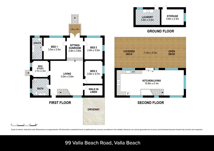 Floorplan of Homely house listing, 99 VALLA BEACH ROAD, Valla Beach NSW 2448