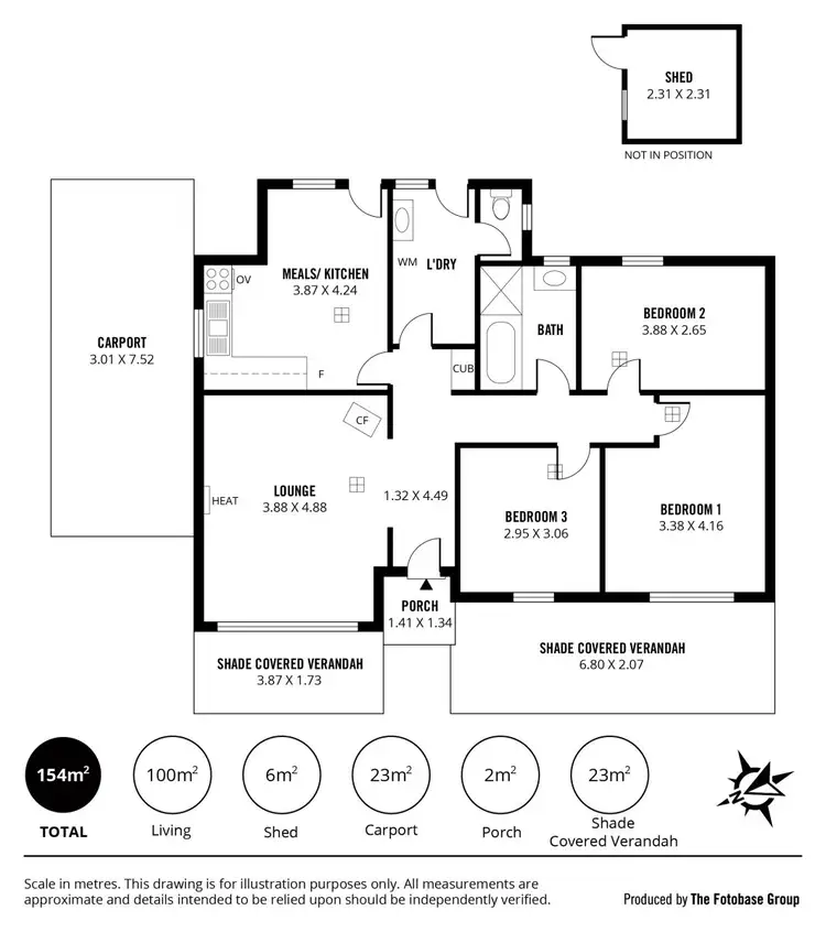 Floorplan of Homely house listing, 8 BELL STREET, Smithfield Plains SA 5114