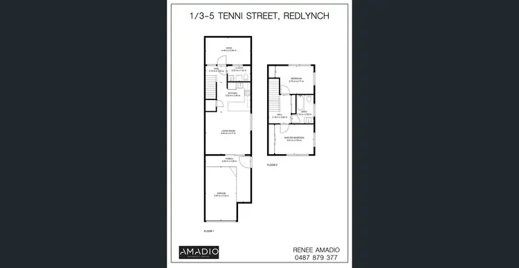 Floorplan of Homely townhouse listing, UNIT 1/3-5 TENNI STREET, Redlynch QLD 4870
