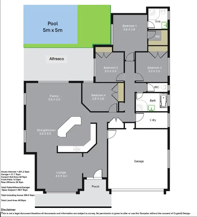 Floorplan of Homely house listing, 13 ASPERIA STREET, Reedy Creek QLD 4227