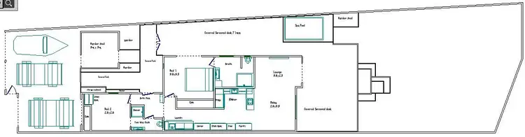 Floorplan of Homely house listing, UNIT 2/58 BOTANICAL DRIVE, Labrador QLD 4215