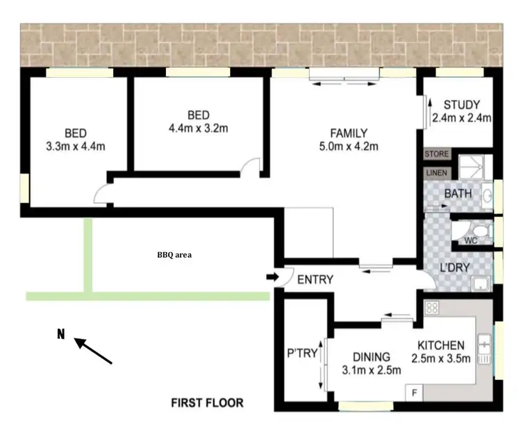 Floorplan of Homely townhouse listing, Address available on request