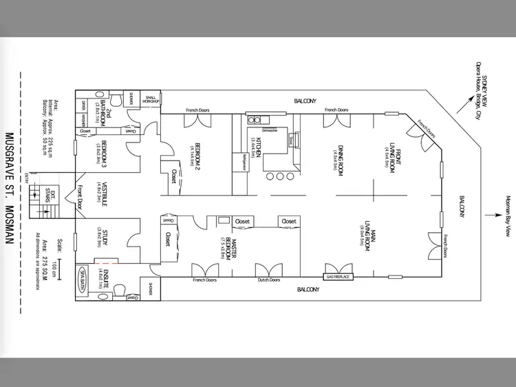 Floorplan of Homely apartment listing, UNIT 3/36 MUSGRAVE STREET, Mosman NSW 2088