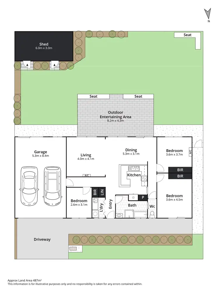 Floorplan of Homely house listing, 6 CHENIN MEWS, Waurn Ponds VIC 3216