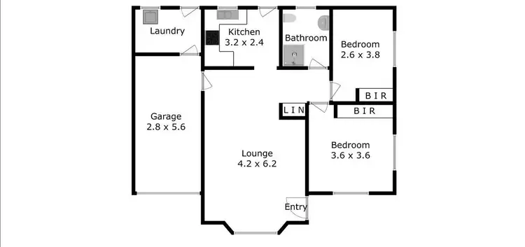 Floorplan of Homely unit listing, UNIT 6/8A LOWER MADDEN STREET, Devonport TAS 7310