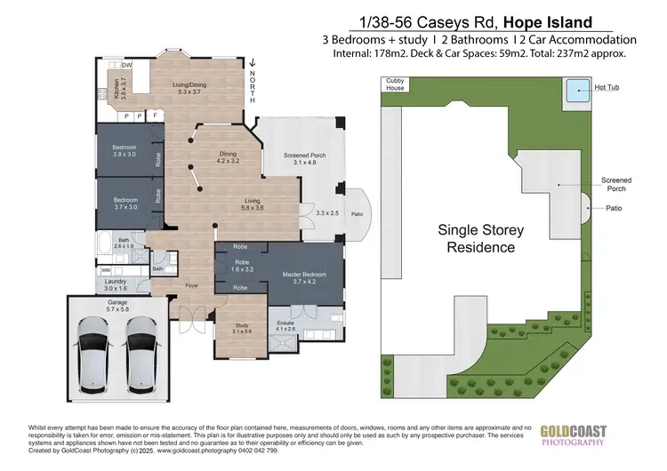 Floorplan of Homely house listing, 1/38-56 Caseys Road, Hope Island QLD 4212