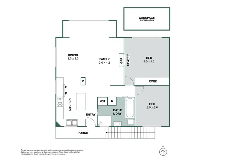 Floorplan of Homely apartment listing, UNIT 26/50 Nepean Highway, Aspendale VIC 3195