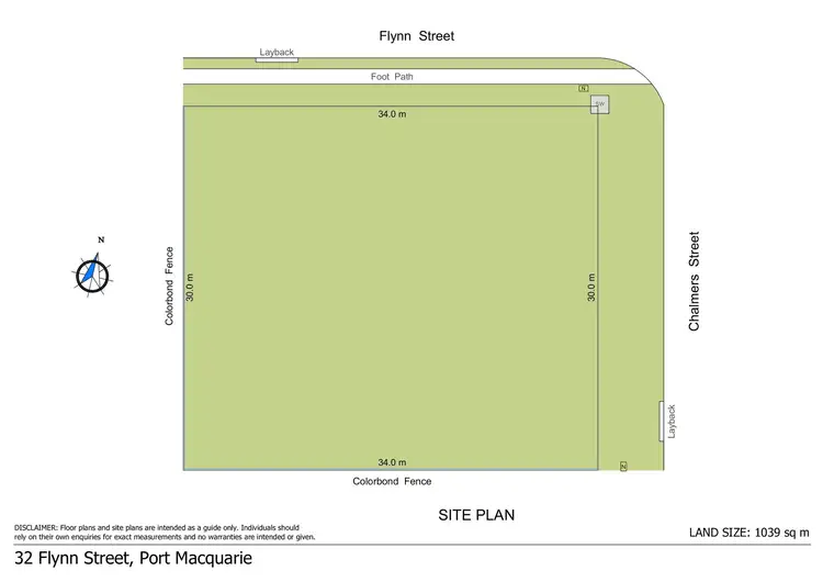 Floorplan of Homely land listing, LOT Lot 32, 32 Flynn Street, Port Macquarie NSW 2444