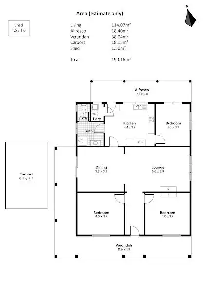 Floorplan of Homely house listing, 33 Hughes Street, Wallaroo SA 5556