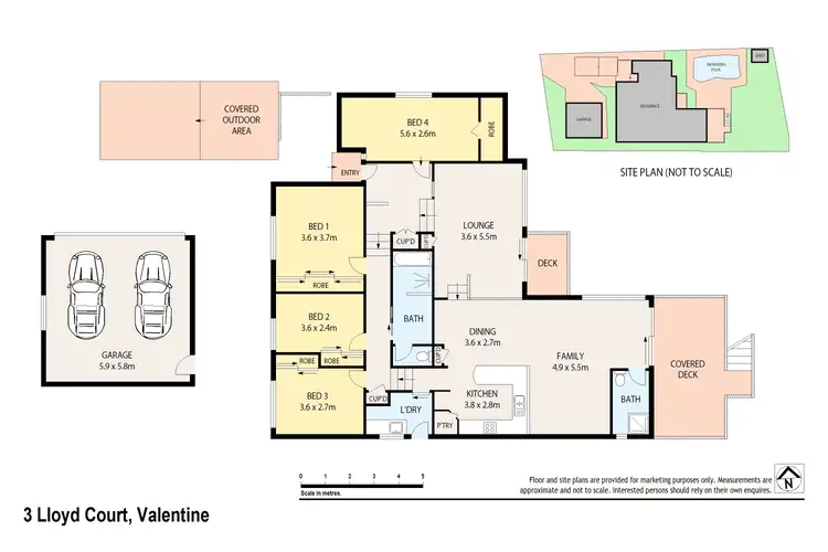Floorplan of Homely house listing, 3 LLOYD COURT, Valentine NSW 2280