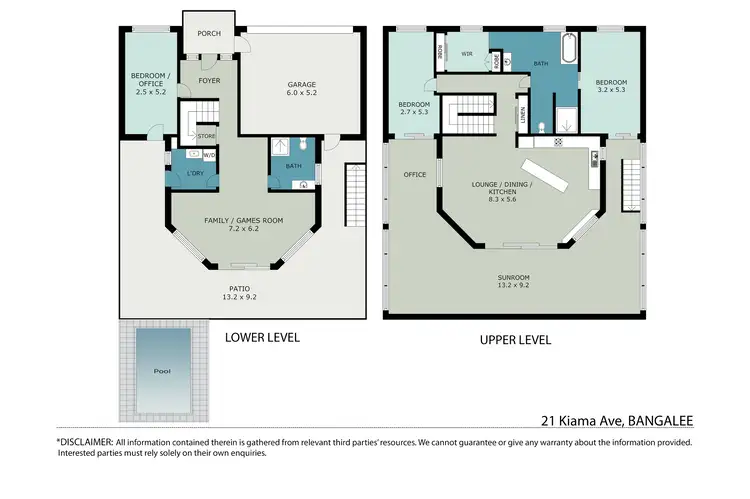 Floorplan of Homely house listing, 21 Kiama Avenue, Bangalee QLD 4703