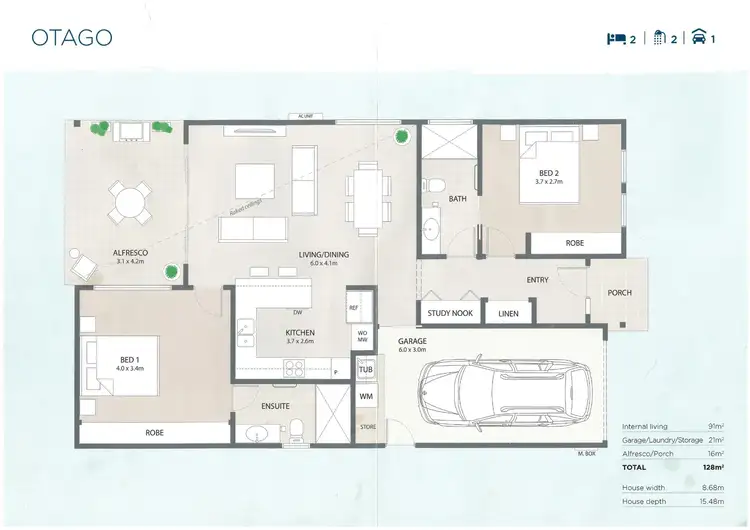 Floorplan of Homely house listing, 169/11 Mcintosh Crescent, Woolgoolga NSW 2456