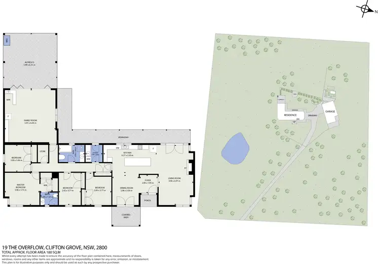 Floorplan of Homely house listing, 19 The Overflow, Clifton Grove NSW 2800