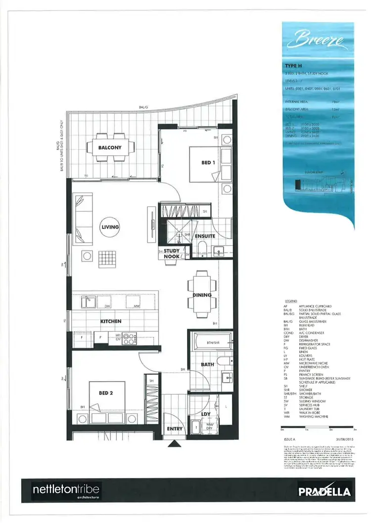 Floorplan of Homely apartment listing, UNIT 501/43 Ferry Road, West End QLD 4101