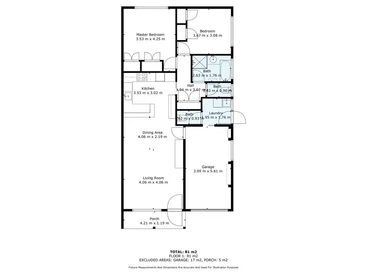 Floorplan of Homely villa listing, 3/9-11 Stanley Street, Forster NSW 2428