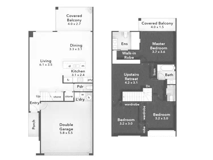 Floorplan of Homely townhouse listing, UNIT 3/3400 PANORAMA DRIVE, Carrara QLD 4211