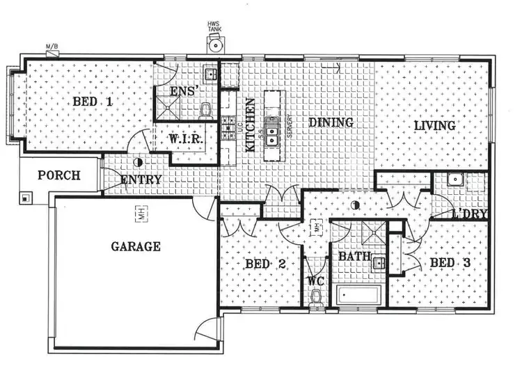 Floorplan of Homely house listing, 147 Mackenzie Street West, Golden Square VIC 3555