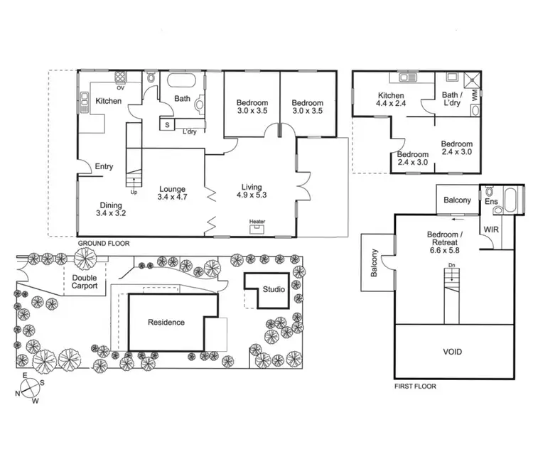 Floorplan of Homely house listing, 97 Avon Road, Rye VIC 3941