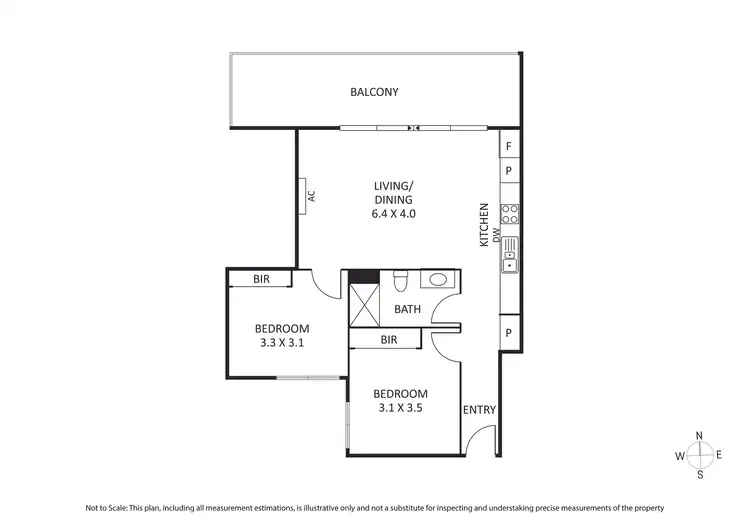 Floorplan of Homely apartment listing, UNIT 302/53 GAFFNEY STREET, Coburg VIC 3058