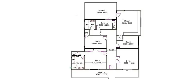 Floorplan of Homely house listing, 15 Nunnagine Circle, Roelands WA 6226