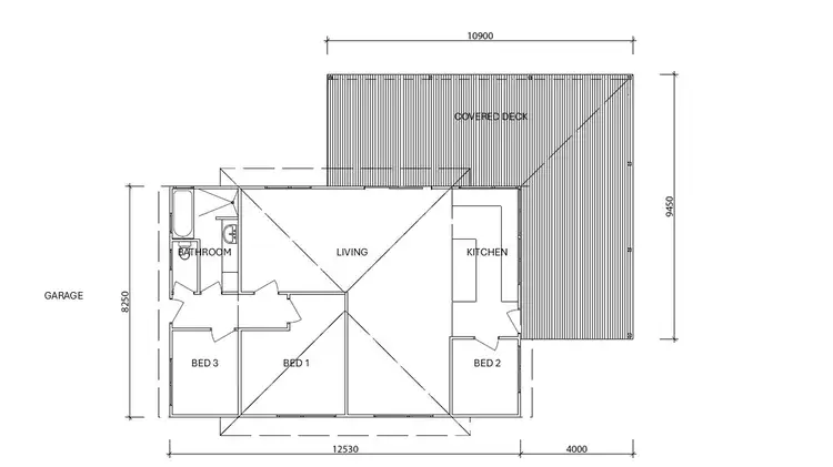 Floorplan of Homely rural property listing, 2259 PORONGURUP ROAD, Porongurup WA 6324