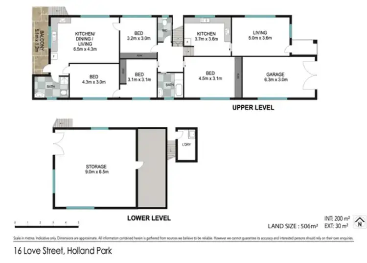 Floorplan of Homely house listing, 16 LOVE STREET, Holland Park QLD 4121