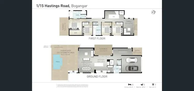 Floorplan of Homely house listing, 15 HASTINGS ROAD, Bogangar NSW 2488