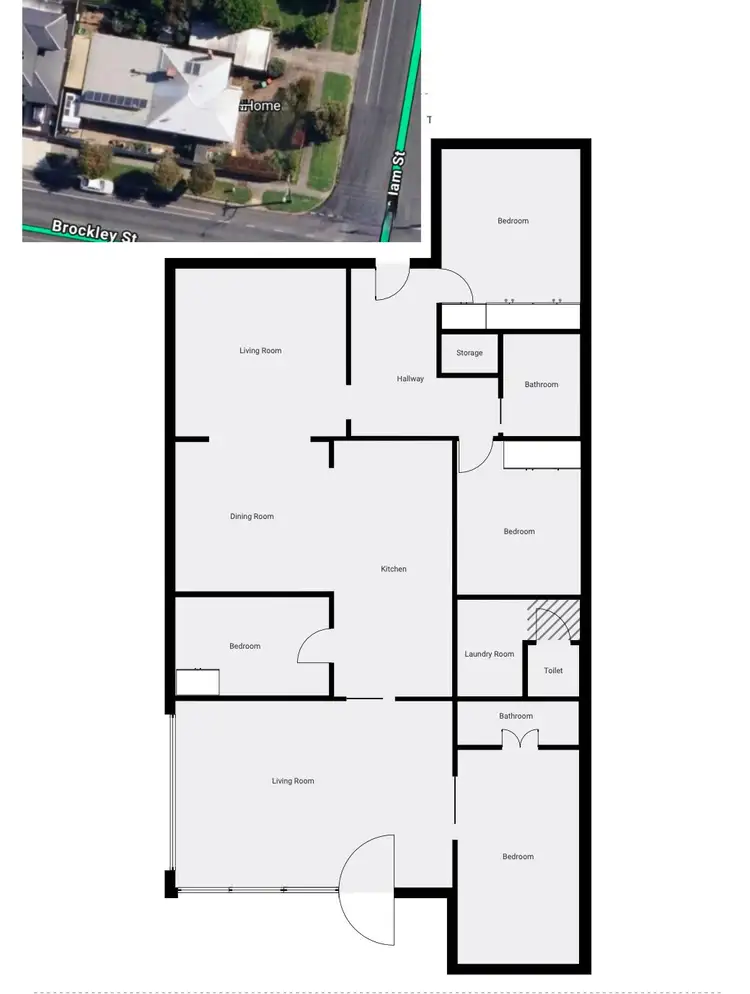 Floorplan of Homely house listing, 41 William Street, Wodonga VIC 3690