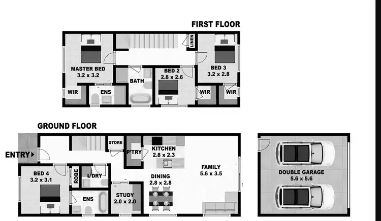 Floorplan of Homely house listing, 6 Parsons Road, Bardia NSW 2565