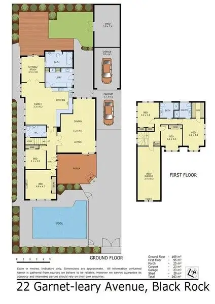 Floorplan of Homely house listing, 22 Garnet-leary Avenue, Black Rock VIC 3193