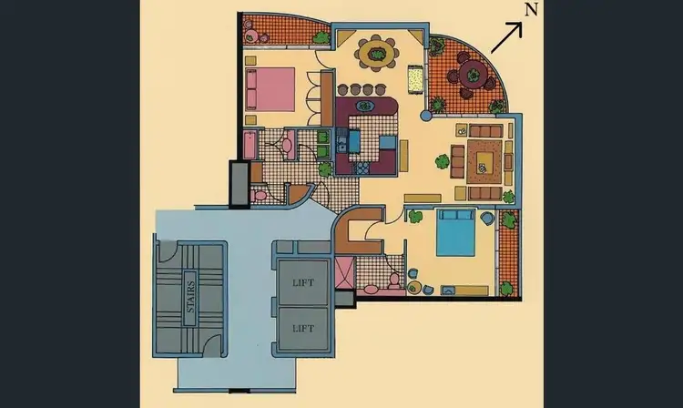 Floorplan of Homely unit listing, UNIT 14/32 Dunmore Terrace, Auchenflower QLD 4066