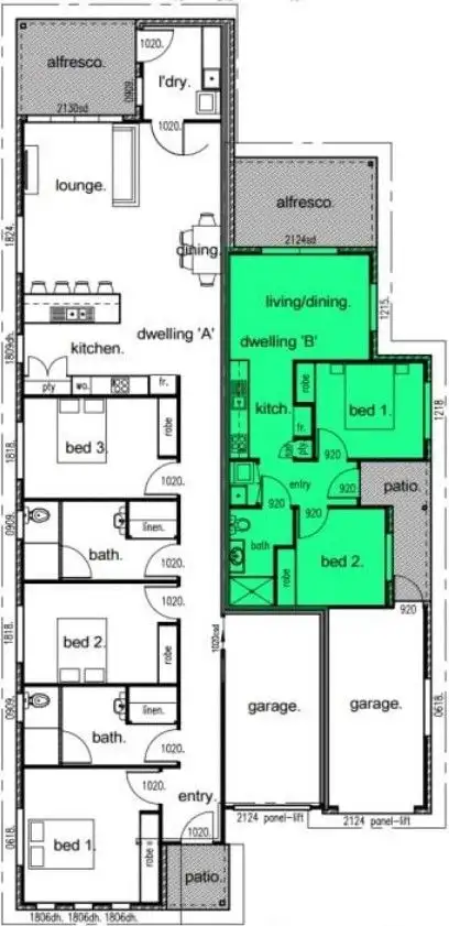Floorplan of Homely semi-detached listing, 13 ENDEAVOUR COURT, Bargara QLD 4670