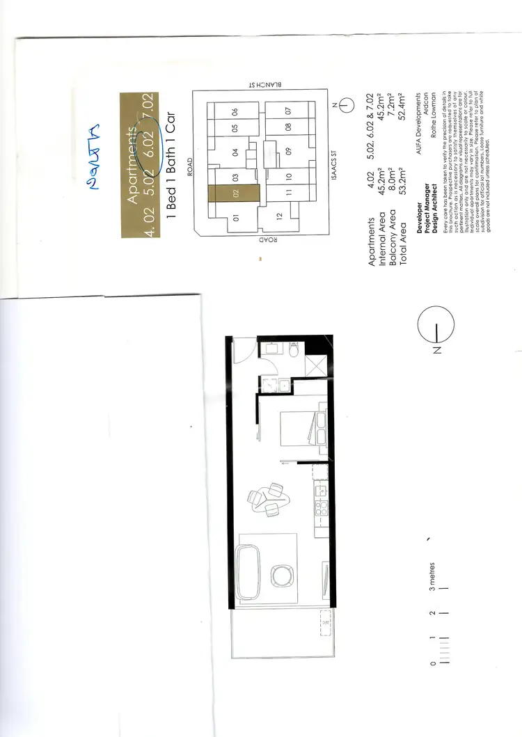 Floorplan of Homely unit listing, UNIT 602/5 Blanch Street, Preston VIC 3072