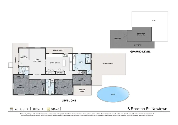 Floorplan of Homely house listing, 8 Rockton Street, Newtown QLD 4305