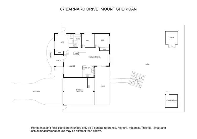 Floorplan of Homely house listing, 67 Barnard Drive, Mount Sheridan QLD 4868