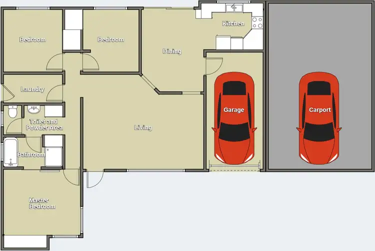 Floorplan of Homely house listing, 46 Clarance Drive, New Auckland QLD 4680
