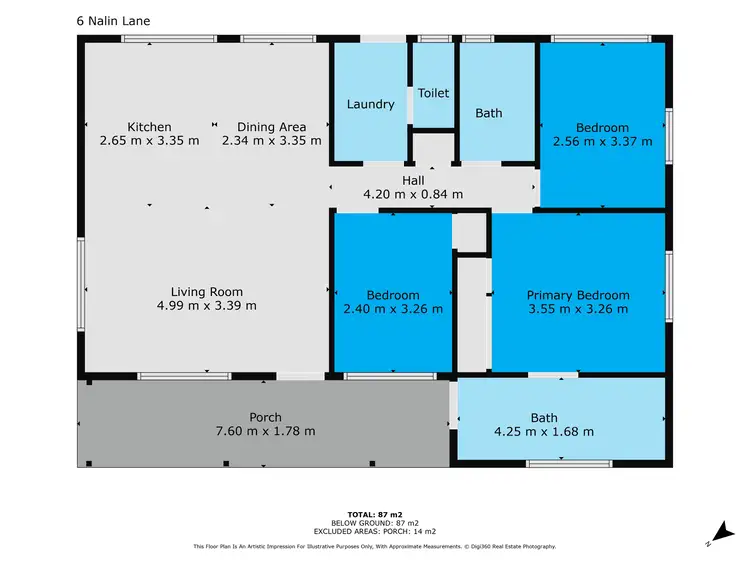Floorplan of Homely house listing, 6 Nalin Lane, Coes Creek QLD 4560