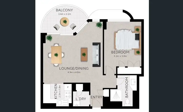 Floorplan of Homely unit listing, UNIT 33/60 The Esplanade, Surfers Paradise QLD 4217