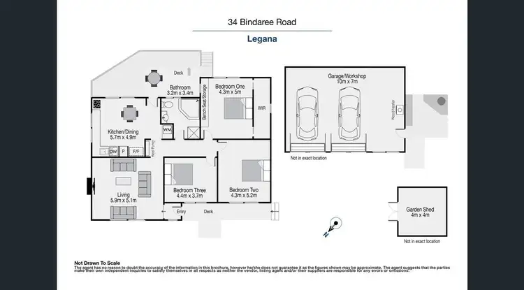 Floorplan of Homely house listing, 34 Bindaree Road, Legana TAS 7277