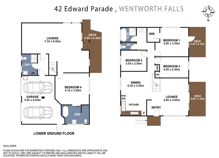 Floorplan of Homely house listing, 42 Edward Parade, Wentworth Falls NSW 2782