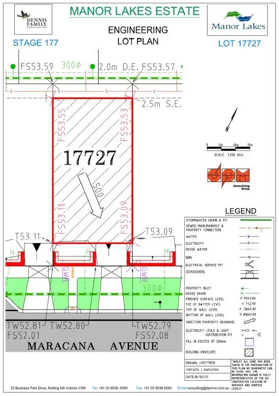 Floorplan of Homely land listing, 191 Maracana Avenue, Manor Lakes VIC 3024